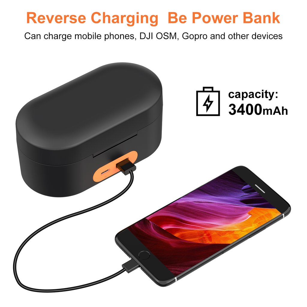 ZGCINE ZG-R30 CHARGING CASE FOR RODE WIRELESS GO&WIRELESS GO II - 5