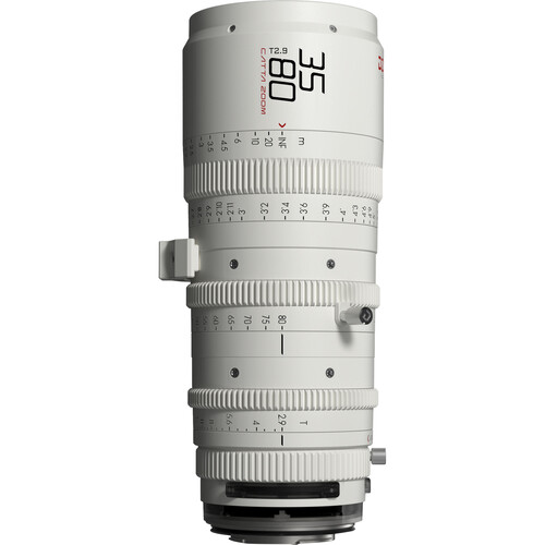 DZOFilm Catta 35-80mm T2.9 E-Mount Cine Zoom Lins Vit – för filmskapare - 2
