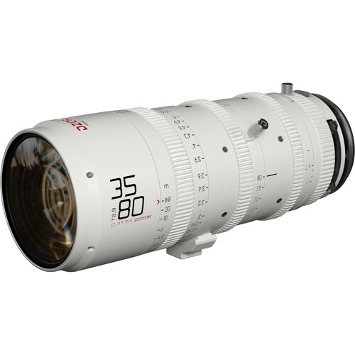 DZOFilm Catta 35-80mm T2.9 E-Mount Cine Zoom Lins Vit – för filmskapare - 3
