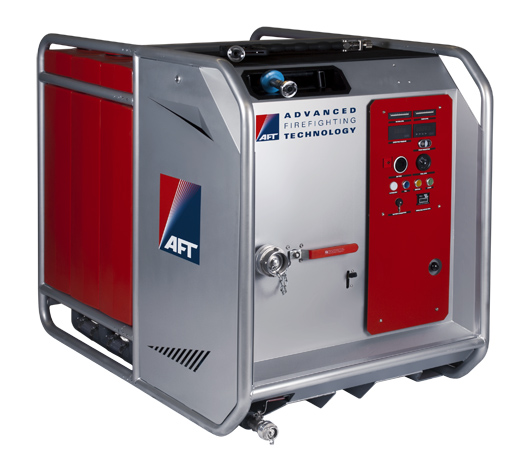 Slukkesystem , AFT - MPM05  med 200 - 1000  l vanntank, Kapasitet 40 bar / 55 liter