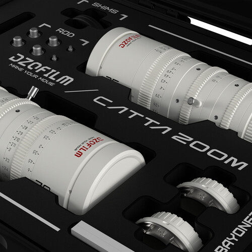 DZOFilm Catta Zoom 35-80 & 70-135mm T2.9 Cine Zoom 2-Lens Bundle E-Mount White - 5