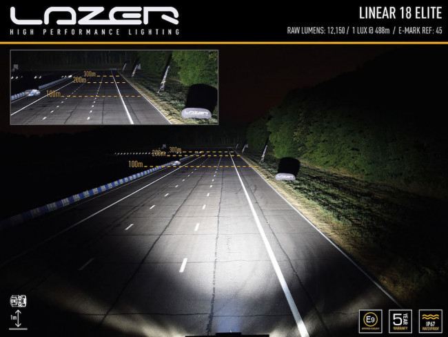 Lazer LED-ramp Linear 18 Elite - 21" - 5