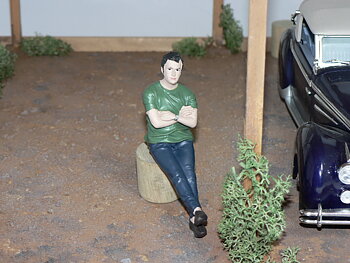 Figur Car Meet 2   Figur II  1:18   ( Bil ingår Ej )  American Diorama