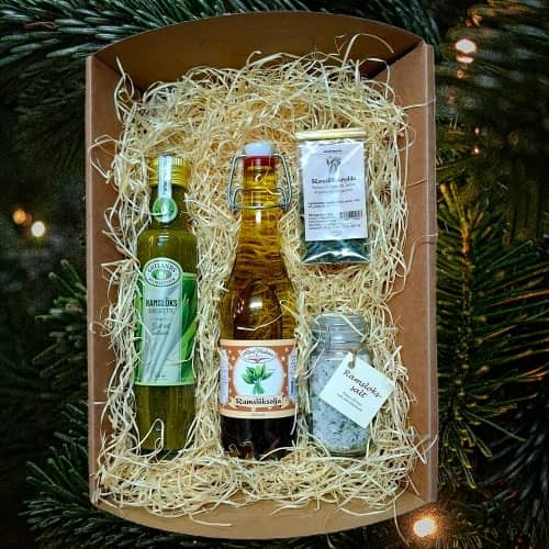 Presentlåda med ramslök