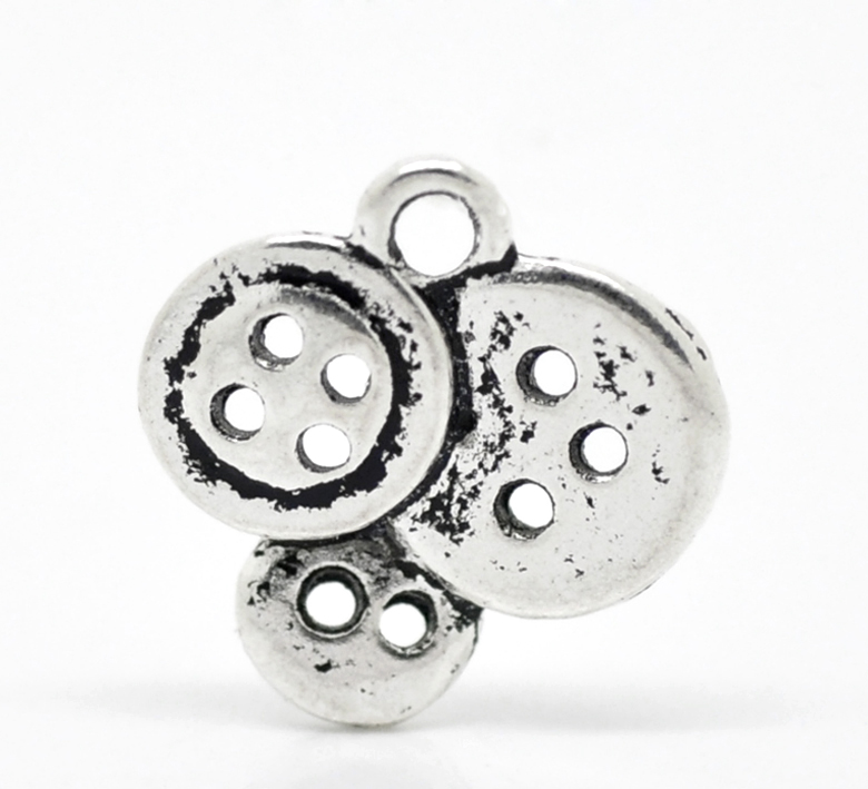 Berlock - Knappar, silver