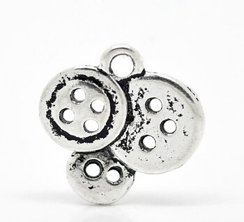Berlock - Knappar, silver