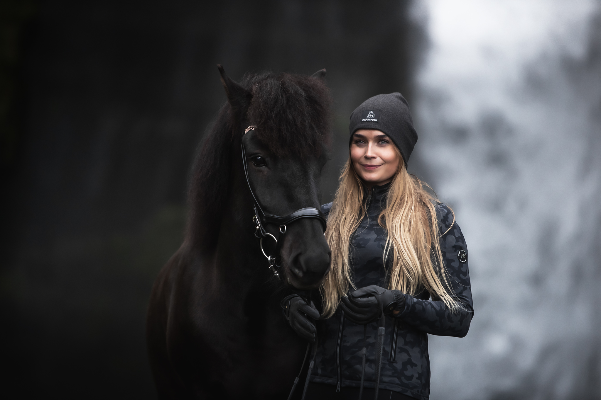 Top Reiter Aris Mössa Heather black - 2