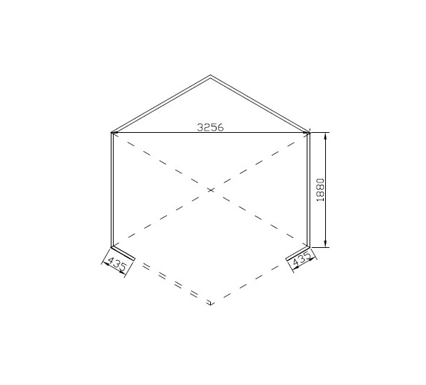 Garden shelter 10m² - 4