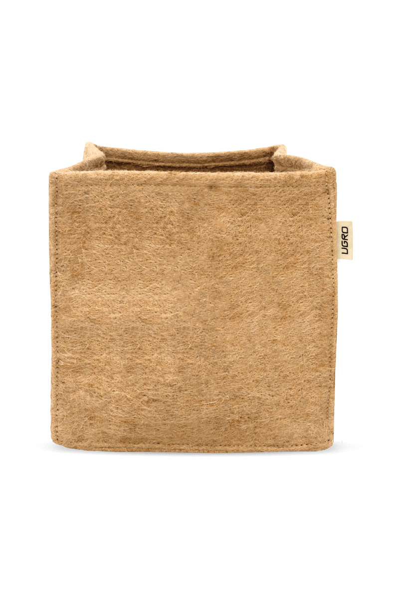 UGRO Jute Standard Square Eco Plant Pot 12 liter