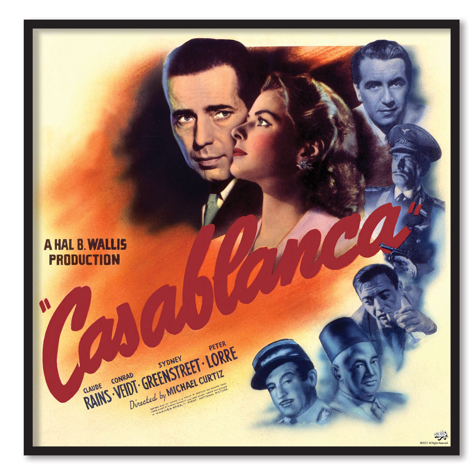 Casablanca Vintage Poster - JustPosters