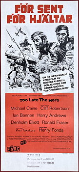 FÖR SENT FÖR HJÄLTAR (1970)