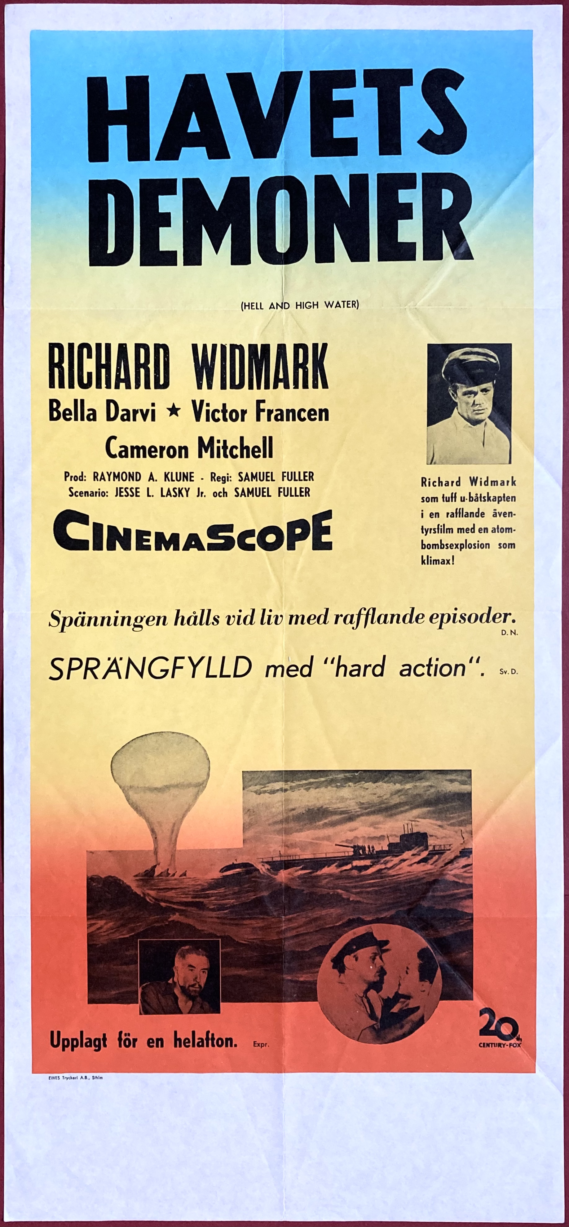 Nostalgipalatset HELL AND HIGH WATER (1954)