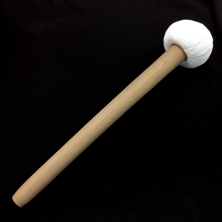 Gong Klubba , Stor - Bomull  med träpinna  - 30cm