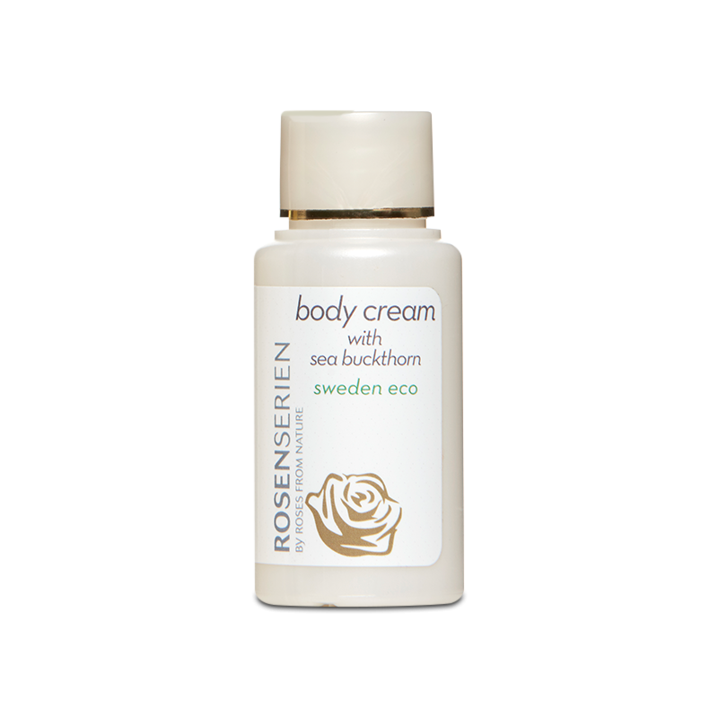 Body cream with sea buckthorn - Ekologisk Kroppskräm med havtorn 30ml -  Rosenserien