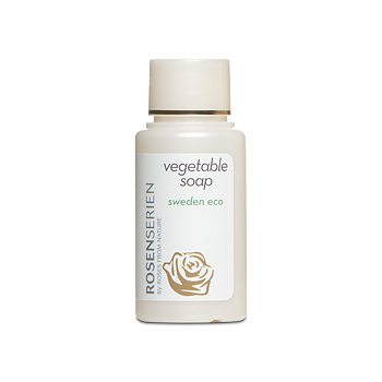 Vegetable soap - ekologisk vegetabilisk tvål 30ml -  Rosenserien