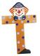Clown Bokstav i Trä, T