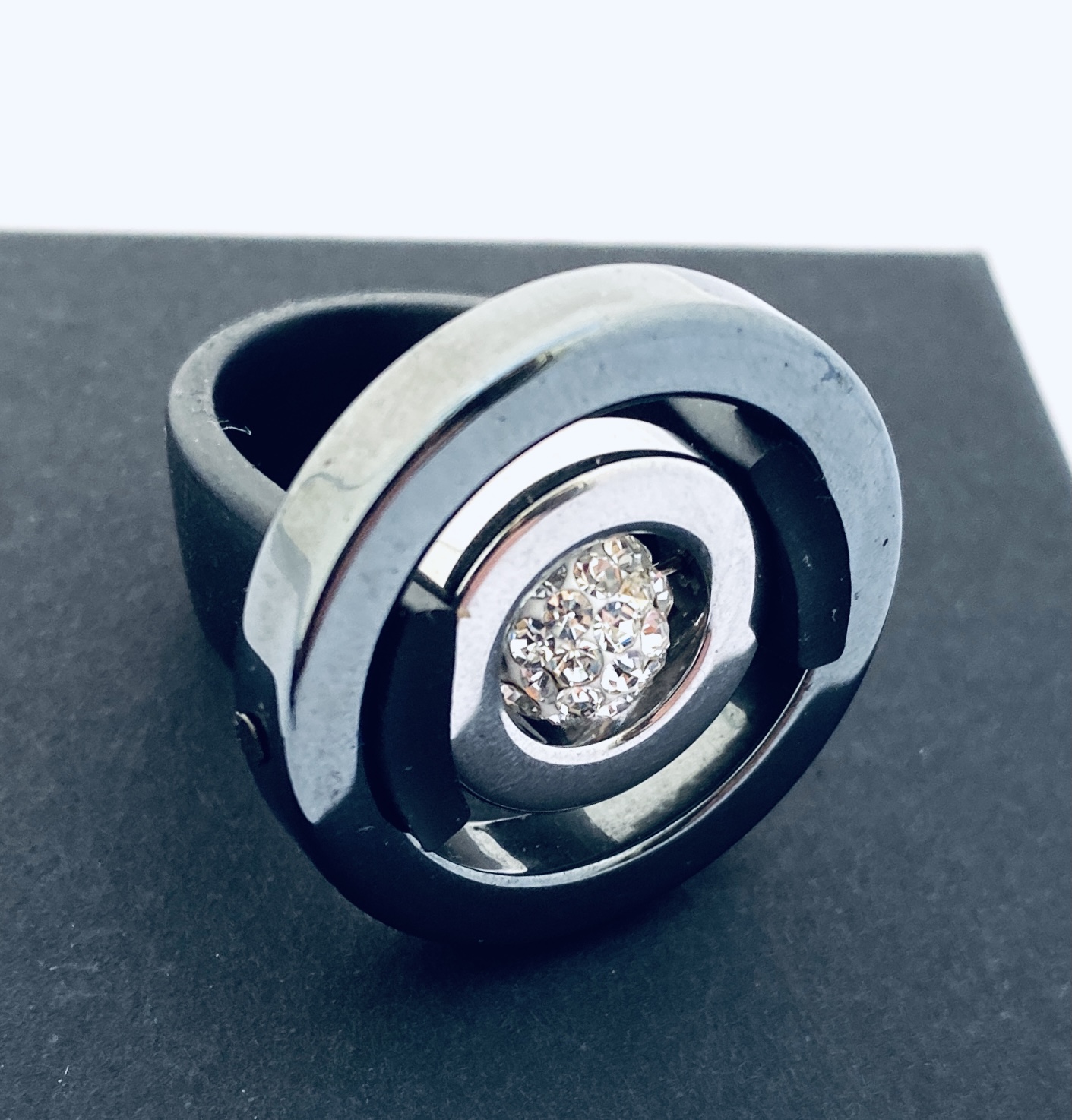 Ring Flora Hematite Swarovski - 2