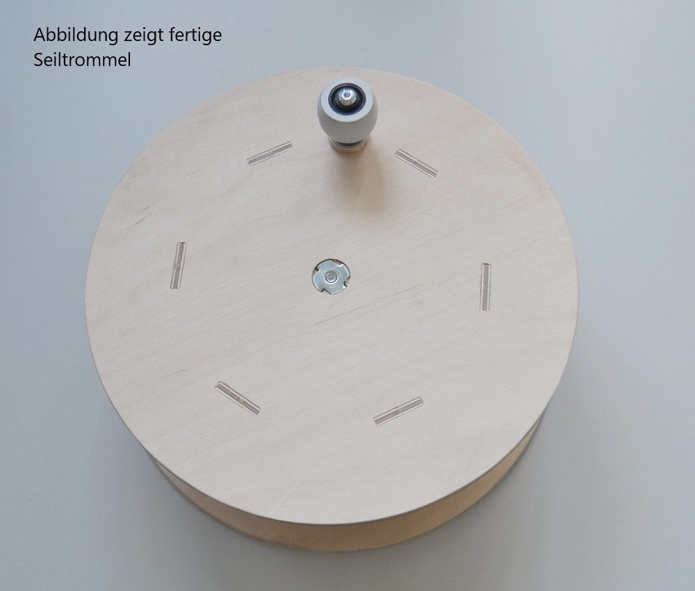 Lintrumma till RES gummirep, byggsats av plywood