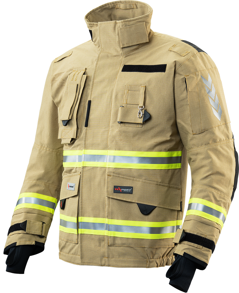 Brannbekledning, NYHET! TEXPORT FIRE STRETCH JAKKE  IB-TEX®, X-TREME LIGHT®, STANDARD, EN 469:2020