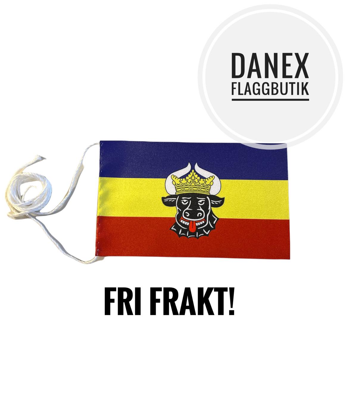 Mecklenburg bordsflagga