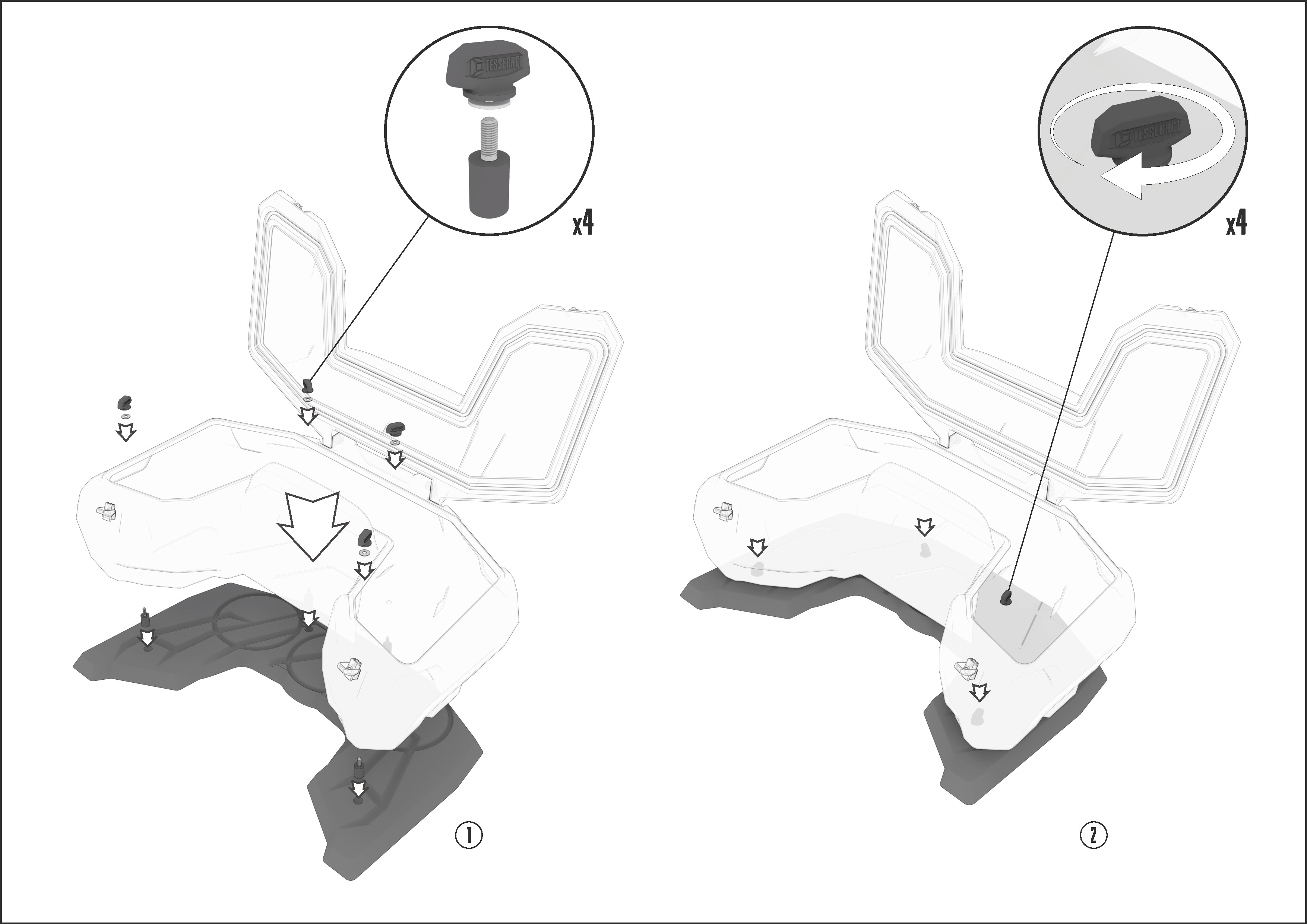 GKA Transportbox Polaris Sportsman 450 & 570 - 4