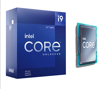 Intel Core i9 12900KF, Core: 16/24, 3.2-5.2GHz, 30MB, unlocked, LGA1700 - NO COOLER - NO Graphics - 