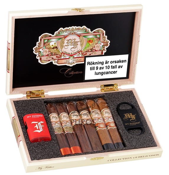 My Father Belicoso Presentask - 6 cigarrer inklusive snoppare & tändare