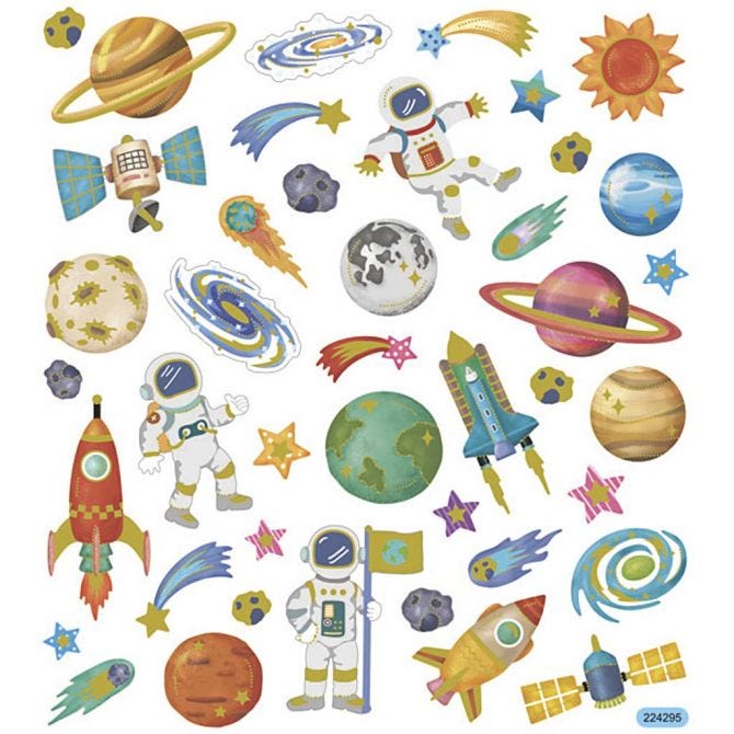 CC Stickers Rymden