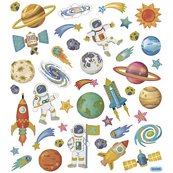 CC Stickers Rymden