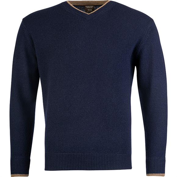 Tröja 100% Lammull v-ringad S-XXL, 3 färger - 3