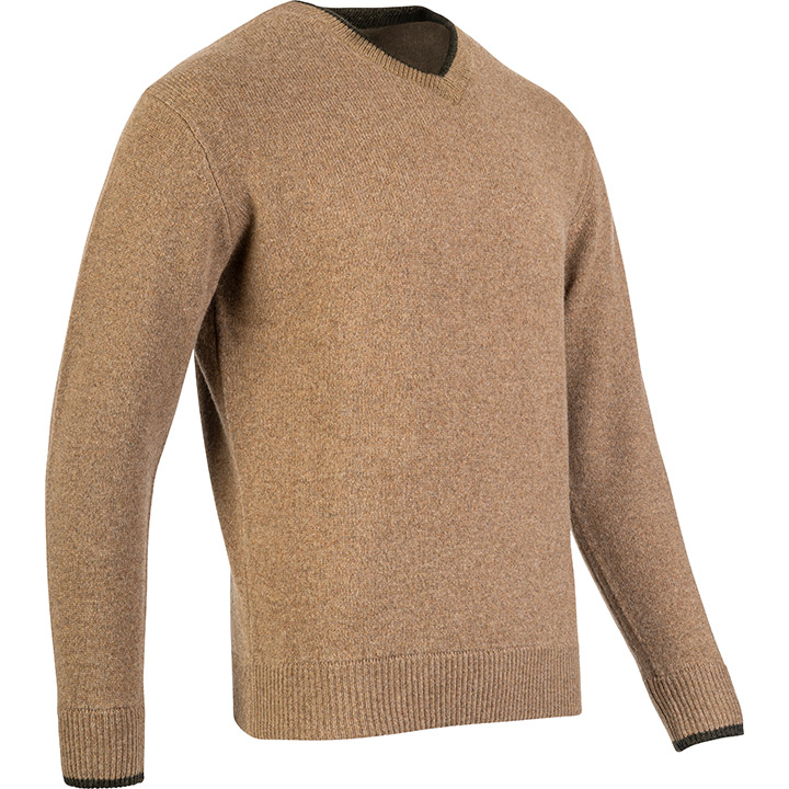 Tröja 100% Lammull v-ringad S-XXL, 3 färger - 4