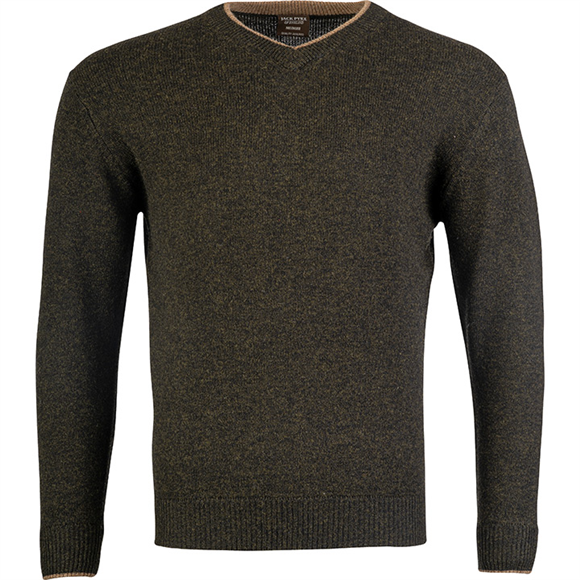 Tröja 100% Lammull v-ringad S-XXL, 3 färger - 2