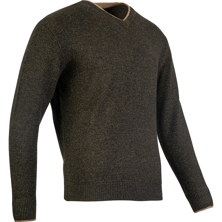 Tröja 100% Lammull v-ringad S-XXL, 3 färger - 7