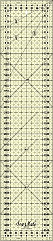 Quilt Linjal Anti Glid 10x45