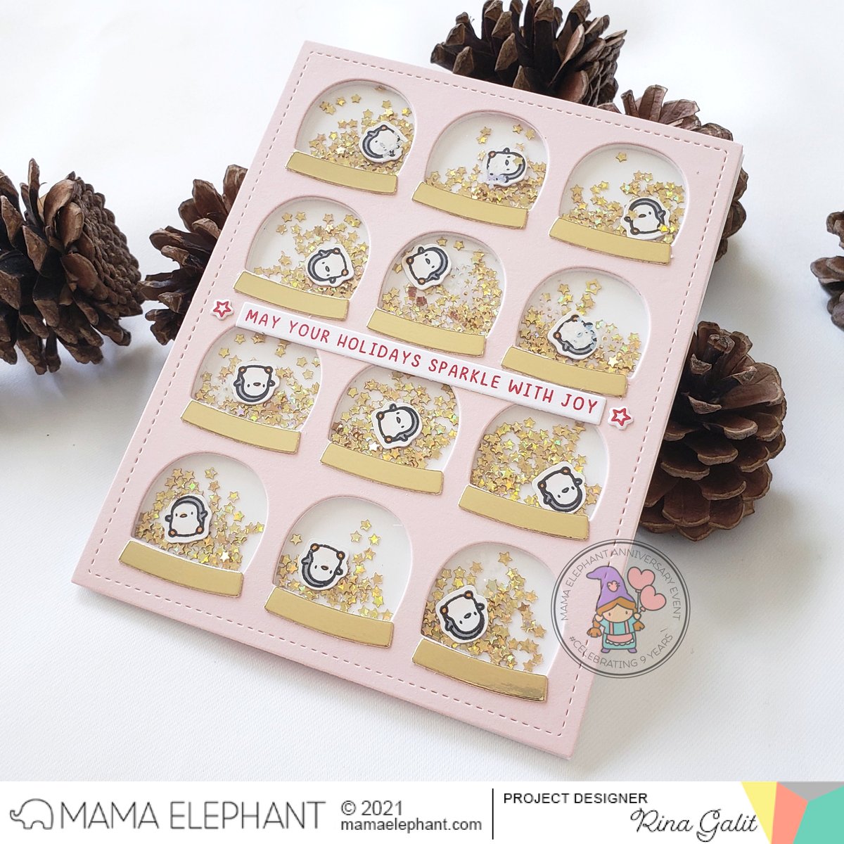 MAMA ELEPHANT-EASY XMAS GREETINGS+ die - 3