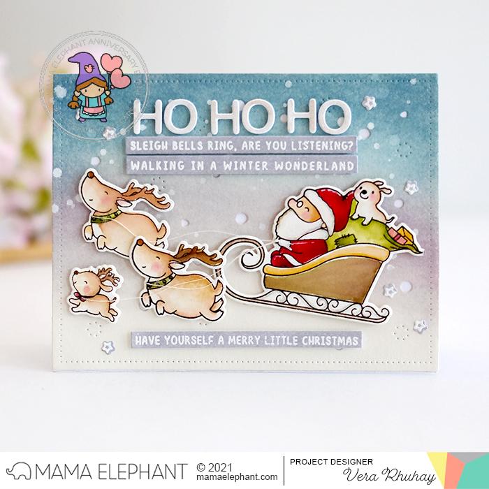 MAMA ELEPHANT-EASY XMAS GREETINGS+ die - 4