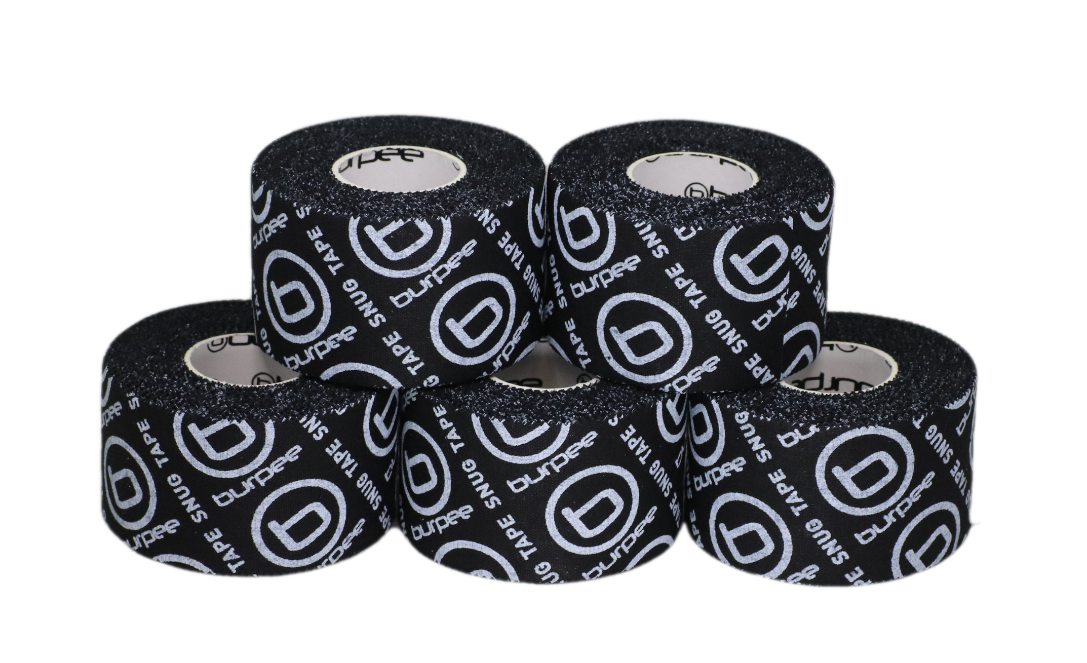 Burpee Snug Tape - Sticky Black 5-pack