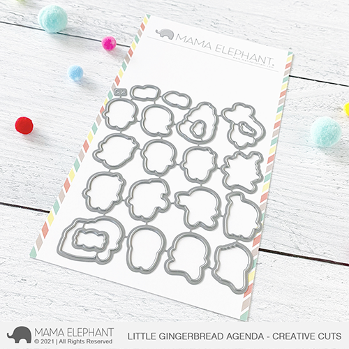 MAMA ELEPHANT-LITTLE GINGERBREAD AGENDA - STAMPS & DIES - 3