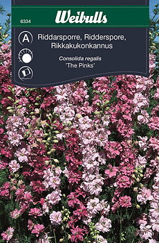 6334, Riddarsporre the pinks    Consolida regalis