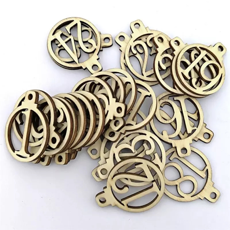 Berlock -  Wood christmas numbers advent - 4