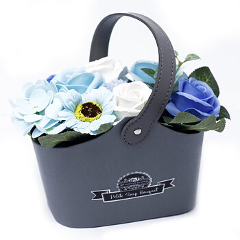 Tvålblommor - Blå bukett