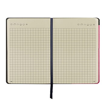 Anteckningsbok, My Notebook, Small, Rutad, Magenta (MYNOT0016)