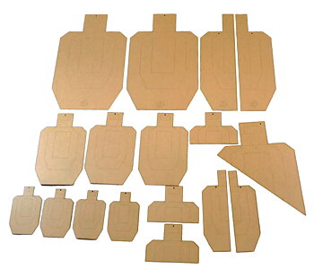 DAA Dry-Fire Target Set (Metric - USPSA)