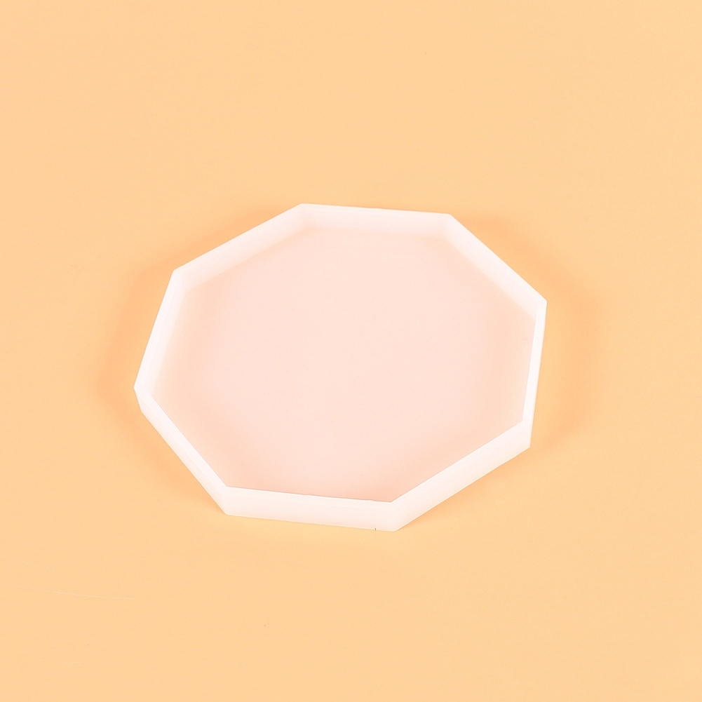 Silicone Resin Mold Octagon coaster 71mm