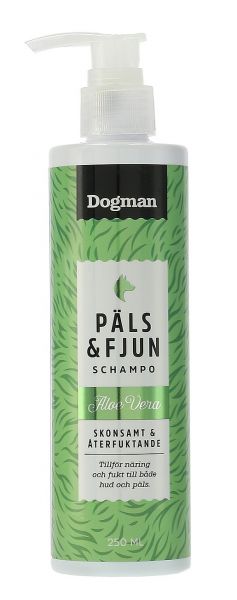 Dogman Schampo Päls & Fjun Aloe Vera 250ml 
