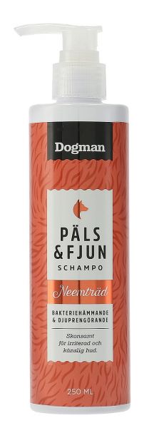 Dogman Schampo Päls & Fjun Neemträd 250ml 