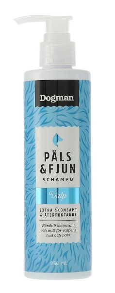 Dogman Schampo Päls & Fjun Valp 250ml 