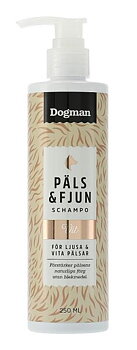 Dogman Schampo Päls & Fjun Vit 250ml OBS UTGÅTT DATUM!