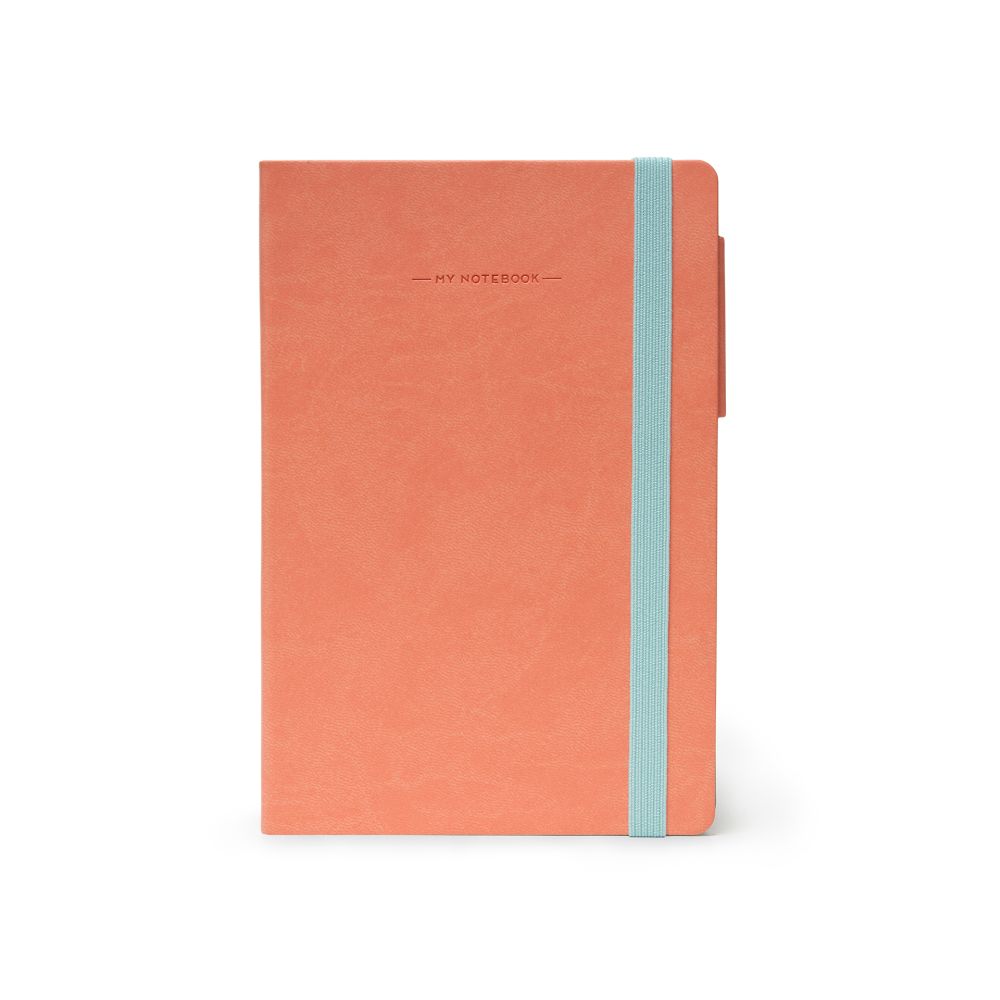 Anteckningsbok, My Notebook, Medium, Rutad, Salmon (MYNOT0118)