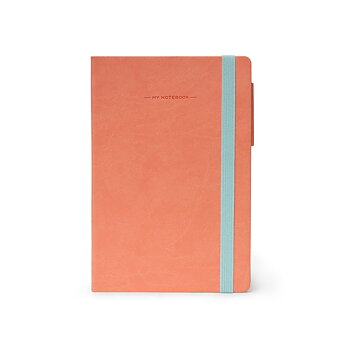 Anteckningsbok, My Notebook, Medium, Rutad, Salmon (MYNOT0118)